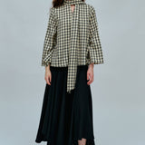 Technical Printed Skirt in Black
