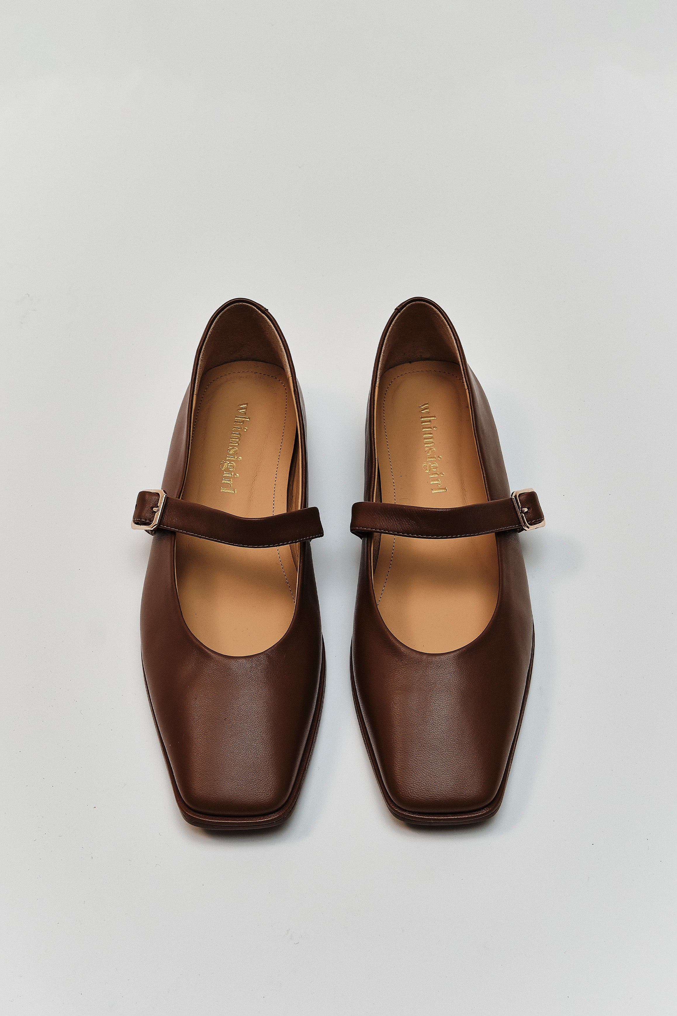 Great Mary Janes in Maple