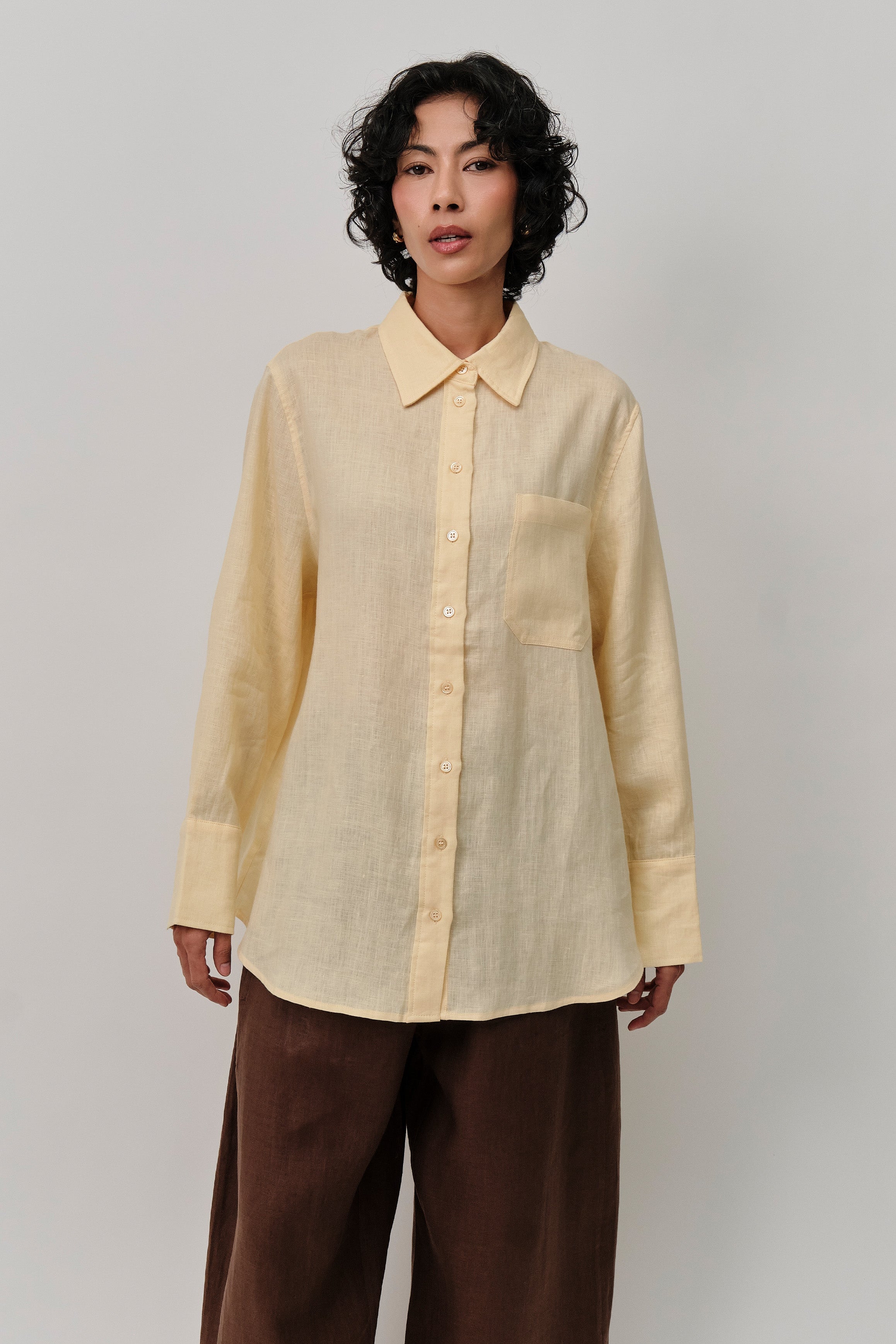 Great Linen Shirt in Butter