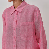Great Linen Shirt in Pink