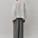 Friday Linen Pants in Heather Grey