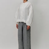 Friday Linen Pants in Heather Grey