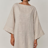 Siesta Linen Dress in Oat