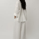 Ms. Lim Linen Shirt in Porcelain
