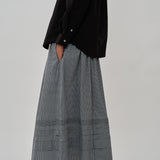 Escapade Pleated Skirt in Gingham