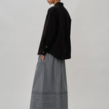 Escapade Pleated Skirt in Gingham