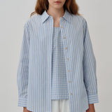 Shift Shirt Set in Blue Squared