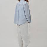 Shift Shirt Set in Blue Squared
