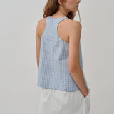 Shift Shirt Set in Blue Squared