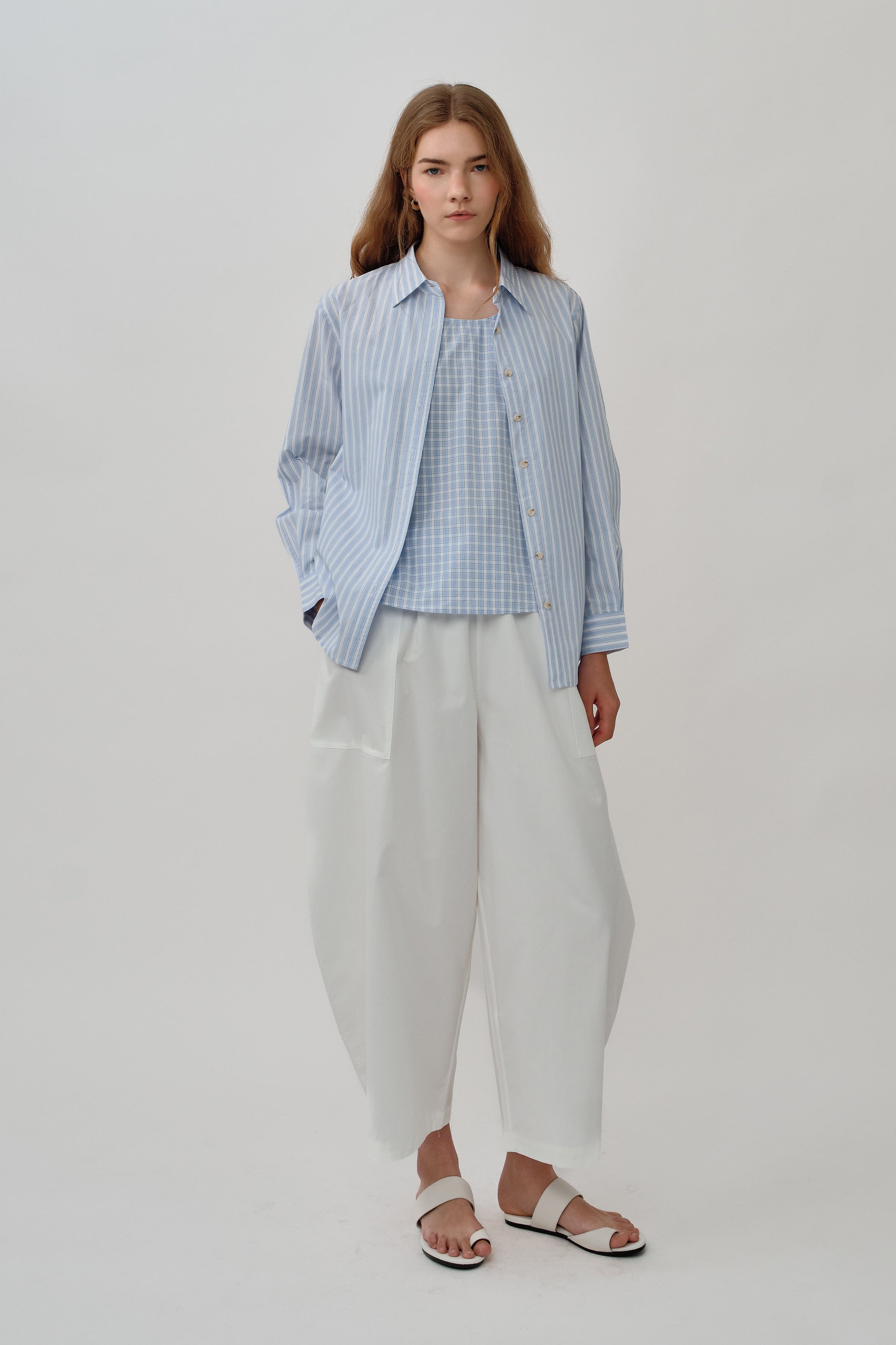 Carpenter Barrel Pants in White