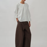 Utility Twill Barrel Pants in Truffle