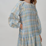 Studio Pintuck Dress in Popsicle