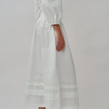 Escapade Pleated Skirt in White